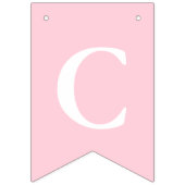 《キリスト教》洗礼式や命名式クロスガールピンク写真 バンティングフラッグ (第1の旗)