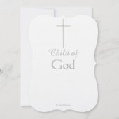 《キリスト教》洗礼式や命名式クロスタードピンクホワイト 招待状 (裏面)