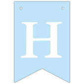 《キリスト教》洗礼式や命名式シルバークロスブルーホワイト写真 バンティングフラッグ (第2の旗)