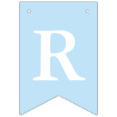 《キリスト教》洗礼式や命名式シルバークロスブルーホワイト写真 バンティングフラッグ (第3の旗)