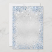 《キリスト教》洗礼式や命名式シルバーブルーボーイ脚本 招待状 (裏面)