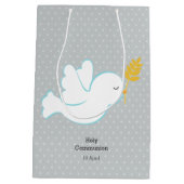 《キリスト教》洗礼式や命名式ドライブ*背景色の選択 ミディアムペーパーバッグ (裏面)