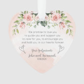 《キリスト教》洗礼式や命名式バプティスベビーガールオーナメント オーナメント (正面)