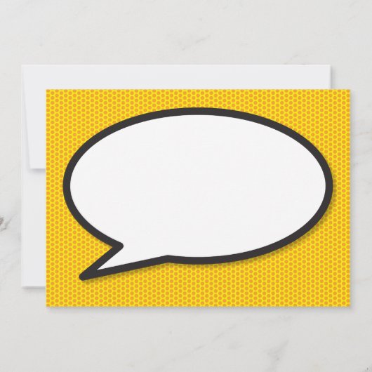 《キリスト教》洗礼式や命名式バプテスマモダンおもしろい漫画書 招待状 (裏面)