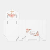 《キリスト教》洗礼式や命名式パンパスグラス赤面ピンクフローラバラ フェイバーボックス (折り畳みなし)