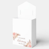 《キリスト教》洗礼式や命名式パンパスグラス赤面ピンクフローラバラ フェイバーボックス (オープン)