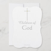 《キリスト教》洗礼式や命名式ブルーツイン招待状 招待状 (裏面)