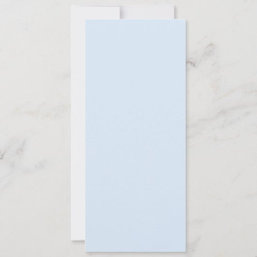 《キリスト教》洗礼式や命名式ボーイブルーパステルズメニューカード 招待状 (裏面)