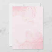 《キリスト教》洗礼式や命名式モダンガールバプテスマ招待状 招待状 (裏面)