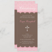 《キリスト教》洗礼式や命名式招待状::ああ、とても美しい5P 招待状 (正面/裏面)