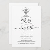 《キリスト教》洗礼式や命名式洗礼  招待状 (正面/裏面)