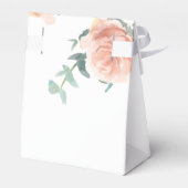 《キリスト教》洗礼式や命名式赤面ピンクローズフローラ感謝していガールユー フェイバーボックス (裏面サイド)