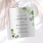 《キリスト教》洗礼式や命名式銀ユーカリ予算 チラシ