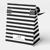 《キリスト教》洗礼式や命名式1セクションカスタムフォトストライプー フェイバーボックス (裏面サイド)