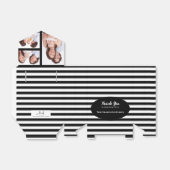 《キリスト教》洗礼式や命名式3セクショカスタムン写真ストライプ フェイバーボックス (折り畳みなし)