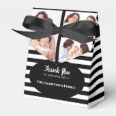 《キリスト教》洗礼式や命名式3セクショカスタムン写真ストライプ フェイバーボックス (正面サイド)