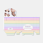 《キリスト教》洗礼式や命名式3セクションカスタムフォトレインボー フェイバーボックス (折り畳みなし)