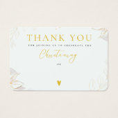 《キリスト教》洗礼式や命名式・カードに参加していただき、ありがとうございます (正面)