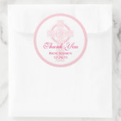 《キリスト教》洗礼式や命名式、シャワーまたは第1コミュニオンシール ラウンドシール (バッグ)