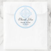 《キリスト教》洗礼式や命名式、シャワーまたは第1コミュニオンシール ラウンドシール (バッグ)