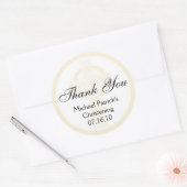 《キリスト教》洗礼式や命名式、シャワーまたは第1コミュニオンシール ラウンドシール (封筒)