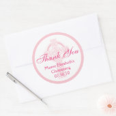 《キリスト教》洗礼式や命名式、シャワーまたは第1コミュニオンシール ラウンドシール (封筒)