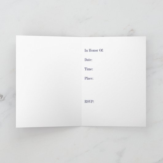 《キリスト教》洗礼式や命名式・バプテスマ招待状男の赤ちゃん 招待状 (内部)