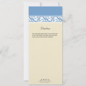 《キリスト教》洗礼式や命名式/バプテスマ招待状 – パーソナライズ 招待状 (裏面)