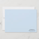 《キリスト教》洗礼式や命名式/バプテスマ招待状 – パーソナライズ 招待状 (裏面)