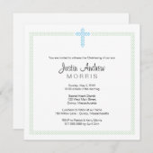 《キリスト教》洗礼式や命名式/バプテスマ招待状 – パーソナライズ 招待状 (正面/裏面)