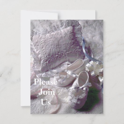 《キリスト教》洗礼式や命名式 招待状 (正面)