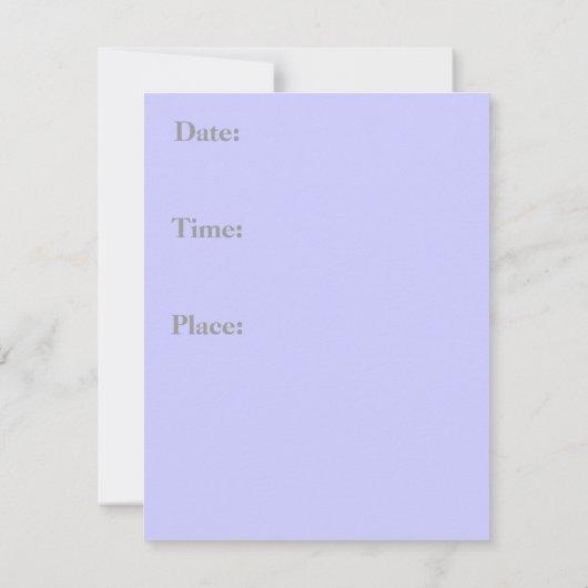 《キリスト教》洗礼式や命名式 招待状 (裏面)