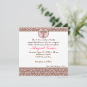 《キリスト教》洗礼式や命名式/洗礼招待状 招待状 (スタンド正面)