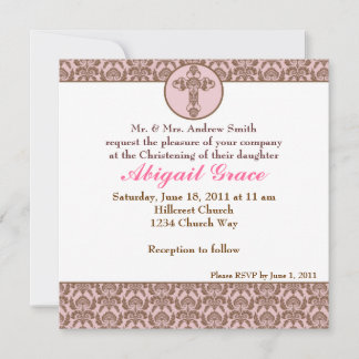 《キリスト教》洗礼式や命名式/洗礼招待状 招待状