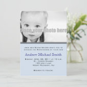 《キリスト教》洗礼式や命名式/洗礼/奉仕写真招待状 招待状 (スタンド正面)