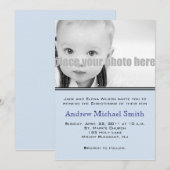 《キリスト教》洗礼式や命名式/洗礼/奉仕写真招待状 招待状 (正面/裏面)