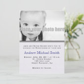 《キリスト教》洗礼式や命名式/洗礼/奉仕写真招待状 招待状 (スタンド正面)