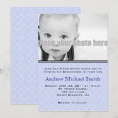 《キリスト教》洗礼式や命名式/洗礼/奉仕写真招待状 招待状 (正面/裏面)