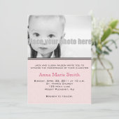 《キリスト教》洗礼式や命名式/洗礼/奉仕写真招待状 招待状 (スタンド正面)