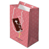 《キリスト教》洗礼式や命名式*背景色の選択 ミディアムペーパーバッグ (正面アングル)