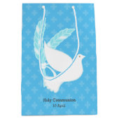 《キリスト教》洗礼式や命名式*背景色の選択 ミディアムペーパーバッグ (正面)