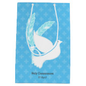 《キリスト教》洗礼式や命名式*背景色の選択 ミディアムペーパーバッグ (裏面)