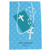 《キリスト教》洗礼式や命名式*背景色の選択 ミディアムペーパーバッグ (正面)