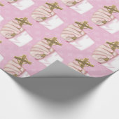 《キリスト教》洗礼式や命名式*背景色の選択 ラッピングペーパー (角)