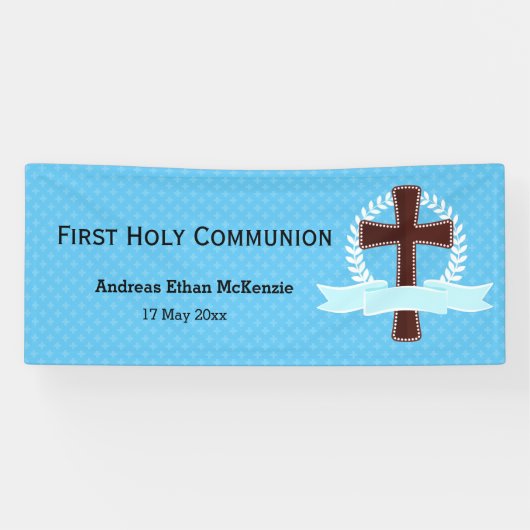 《キリスト教》洗礼式や命名式*背景色の選択 横断幕 (横)