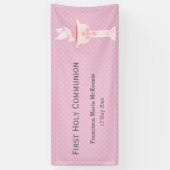 《キリスト教》洗礼式や命名式*背景色の選択 横断幕 (縦)