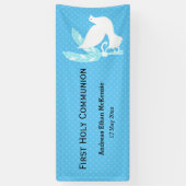 《キリスト教》洗礼式や命名式*背景色の選択 横断幕 (縦)