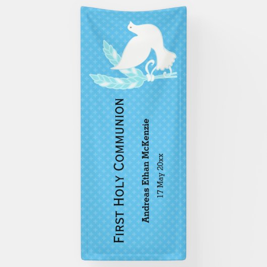 《キリスト教》洗礼式や命名式*背景色の選択 横断幕 (縦)