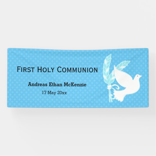 《キリスト教》洗礼式や命名式*背景色の選択 横断幕 (横)