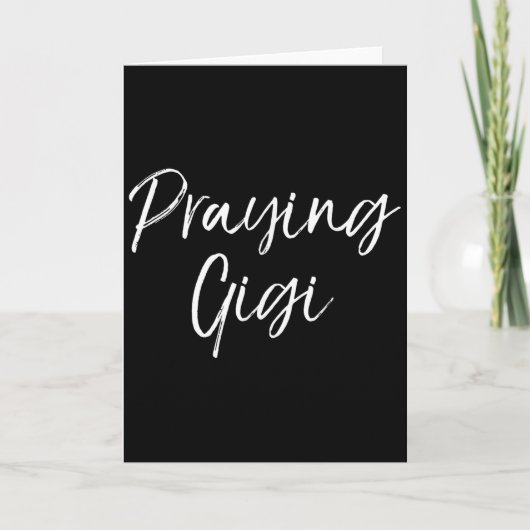 キリスト教 祈り 母の日 おばあちゃんへのプレゼント 祈る カード (正面)